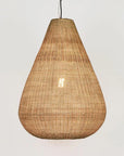 Taro Rattan Pendant - Teardrop