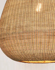 Taro Rattan Pendant - Teardrop
