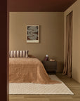 Baya Huxley Cushion - Natural/Chocolate