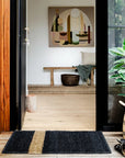 Zebra Irving Stripe Jute Mat