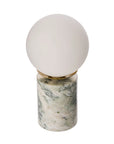 Amani Table Lamp Green & White