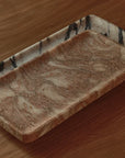 Linea Rectangle Marble Tray