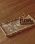 Linea Rectangle Marble Tray