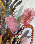Bottle Brush in Bloom Canvas Art Print
