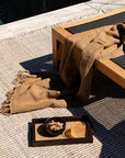 Baya Rhodes Slate In/Outdoor Rug - Teak