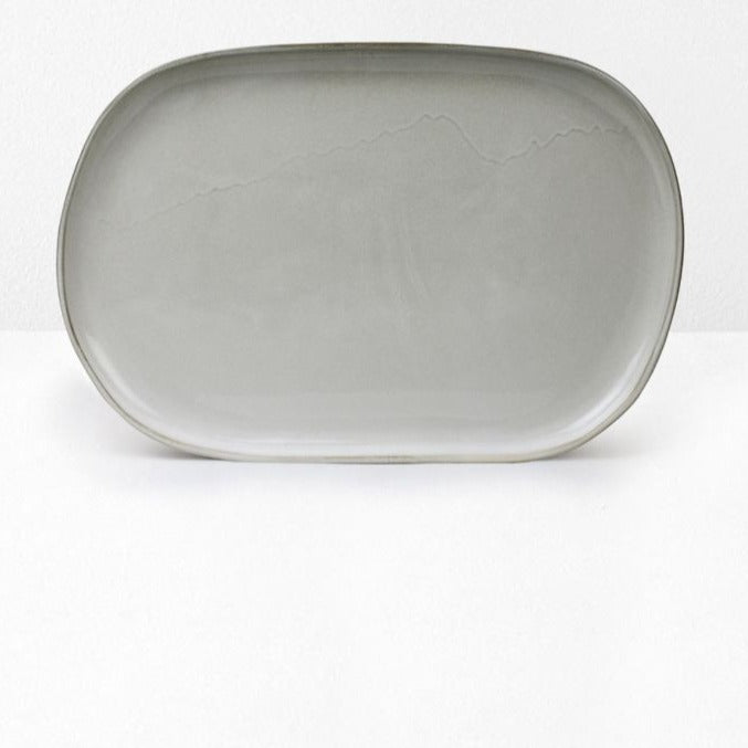 Small Hand Pressed Platter - Saltbush