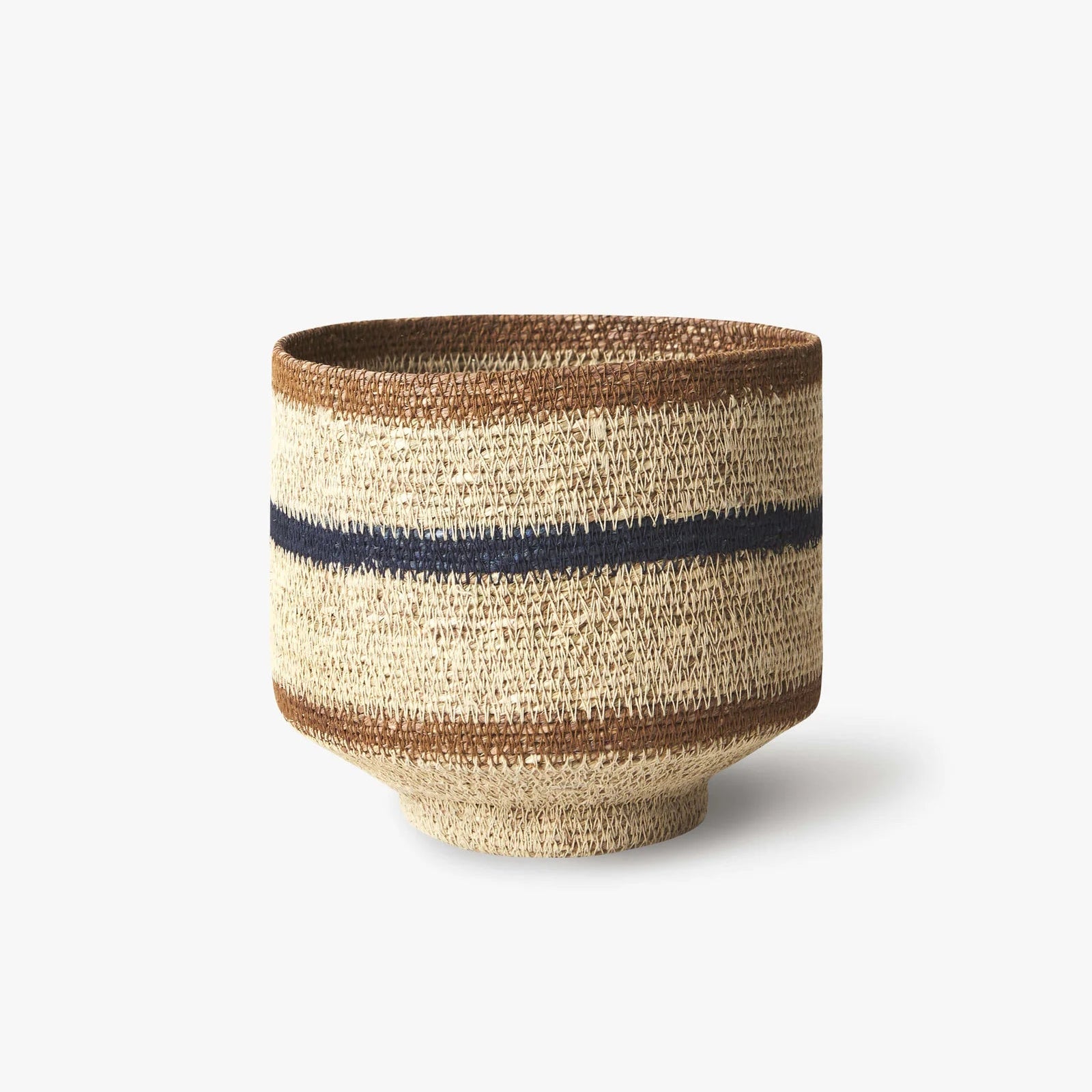 Sabine Indigo Woven Basket