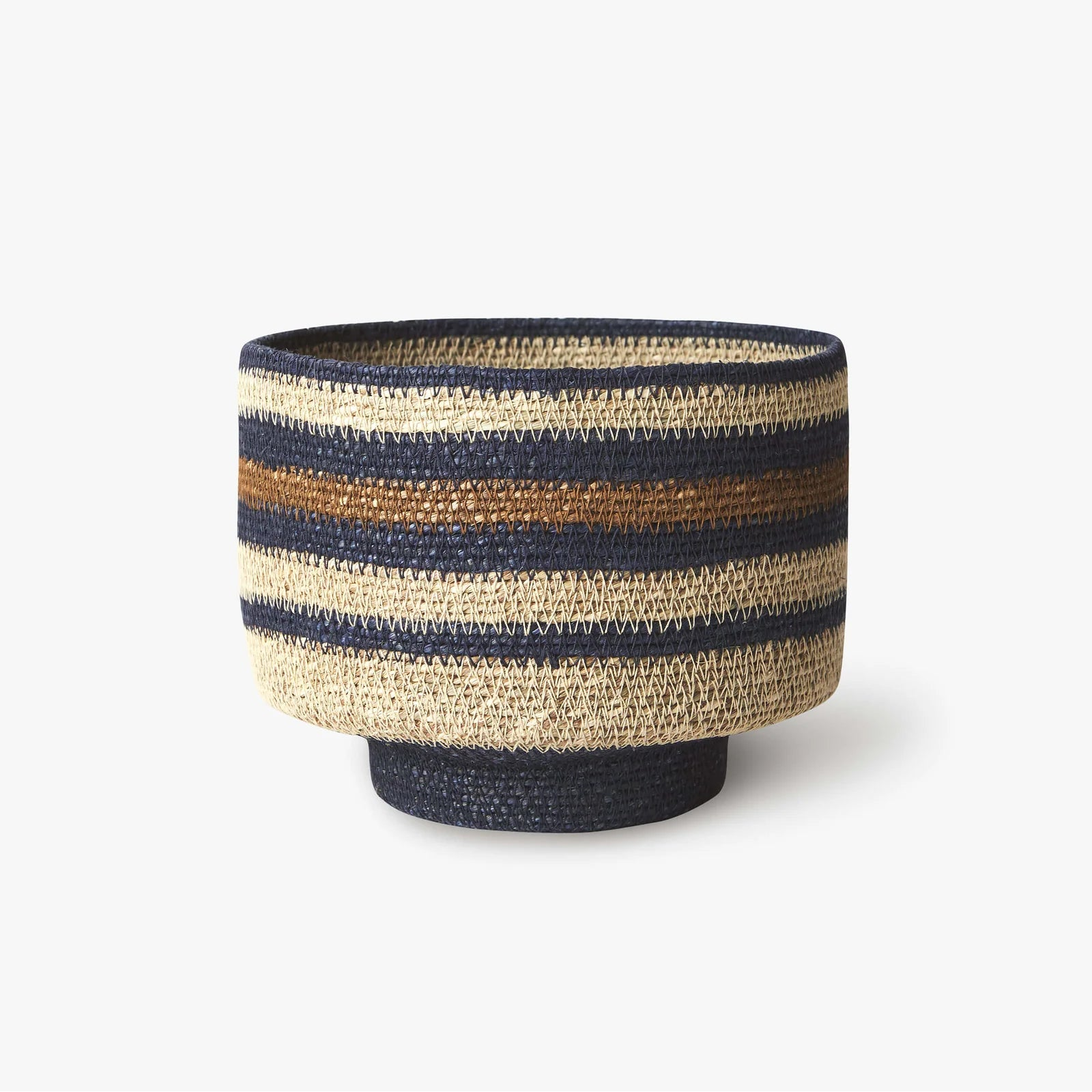 Sabine Indigo Woven Basket