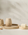 Maliah Travertine Tray