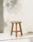Talin Round Teak Stool