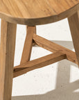 Talin Round Teak Stool
