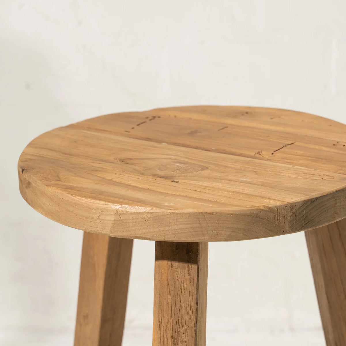 Talin Round Teak Stool