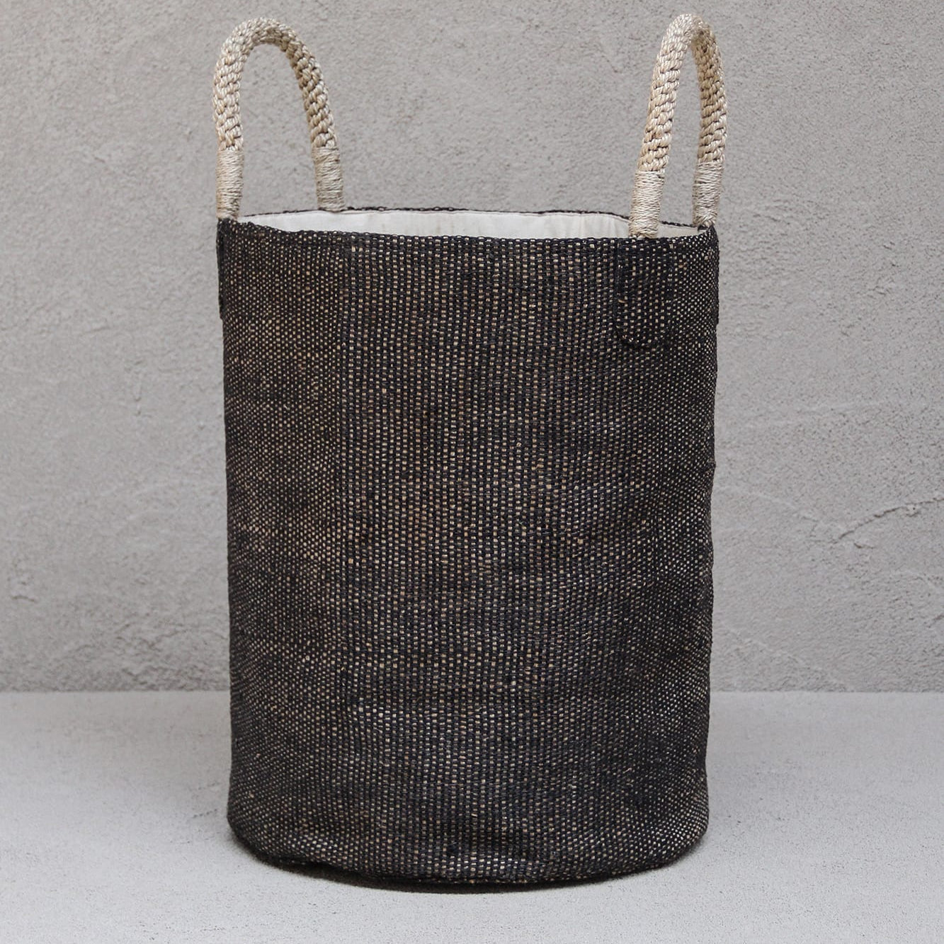 Boda Jute Basket - Charcoal