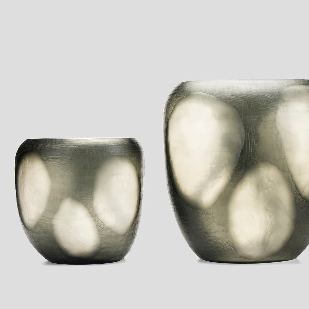 glass vase, seafoam green