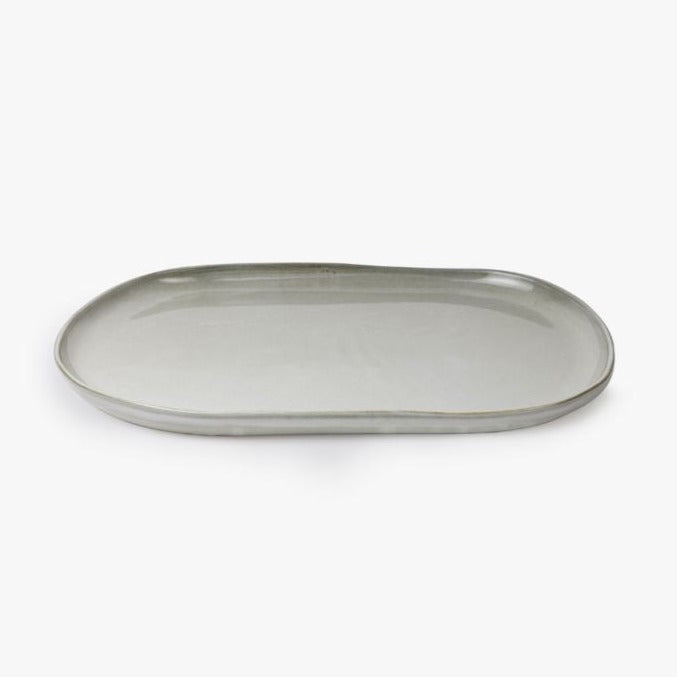 Small Hand Pressed Platter - Saltbush